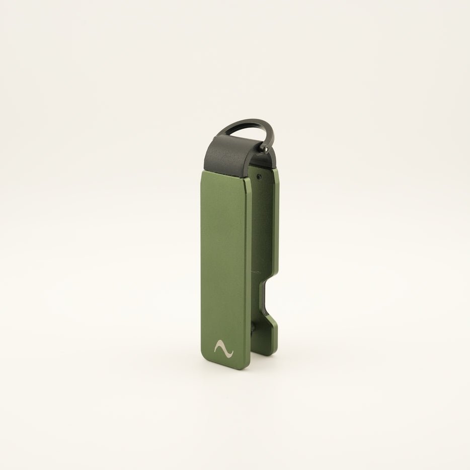Nomad Twist Key Organizer Green – Modern compact key holder with premium aluminum build for organized everyday carry.