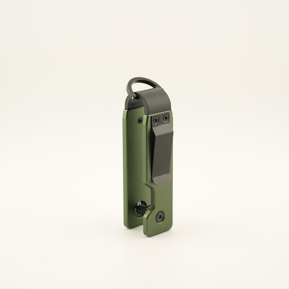 Nomad Twist Key Organizer Green – Modern compact key holder with premium aluminum build for organized everyday carry.