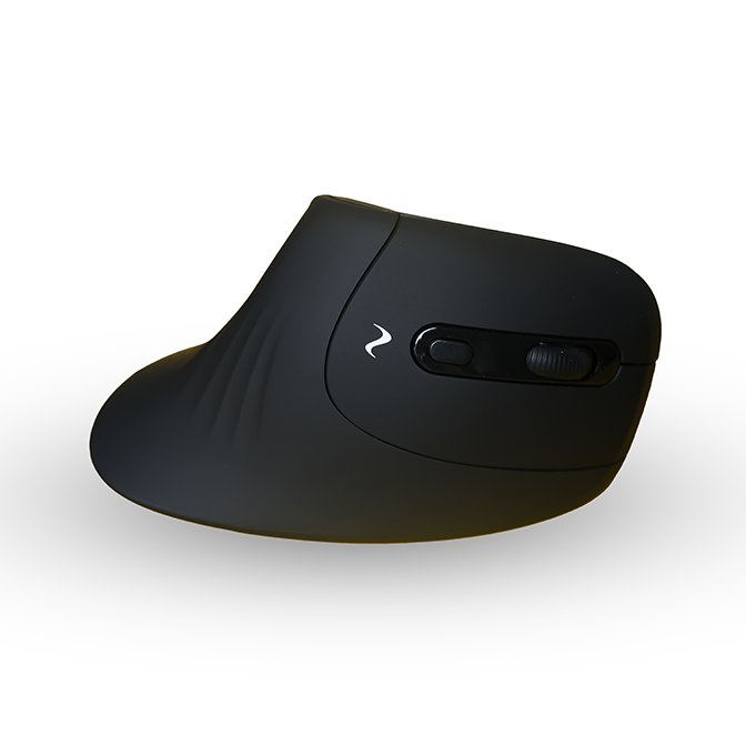 Black Ergonomic, vertical mouse