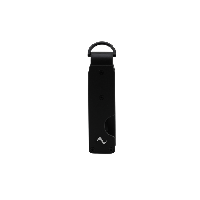 Nomad Twist Air Key Black – Sleek aluminum key organizer with Apple Find My built-in, crafted for modern minimalists on the go.
