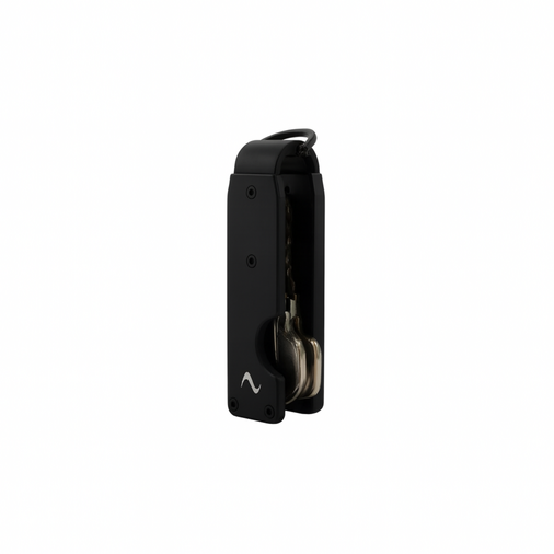 Nomad Twist Air Key Black – Smart key organizer with Apple Find My support for effortless tracking and organized everyday carry.